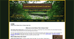 Desktop Screenshot of clintonfishandgameclub.com